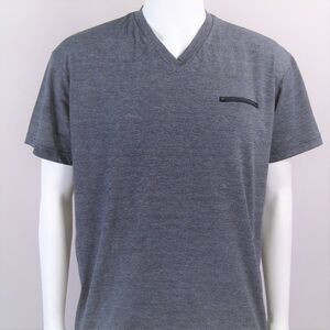 Mens Attitude Gold Heather Gray T Shirt Size XL